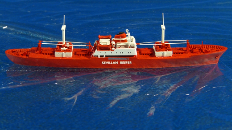 Kühlschiff "Sevillan Reefer" Lauritzen (1 St.) DK 1978 Risawoleska 531d